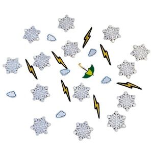 Weather Iron On Embroidery Pieces